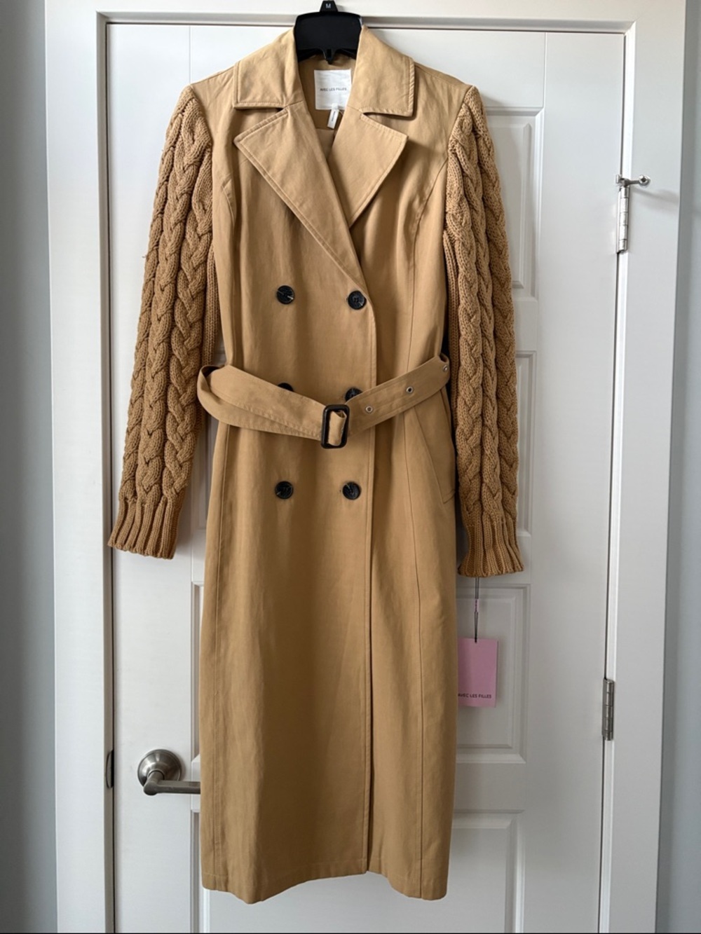 🎉LAST ONE🎉 Anthropologie NWT Avec Les Filles Mixed Media Coat size M. - Picture 6 of 9